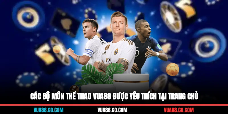 Các bộ môn thể thao VUA88 được yêu thích tại trang chủ