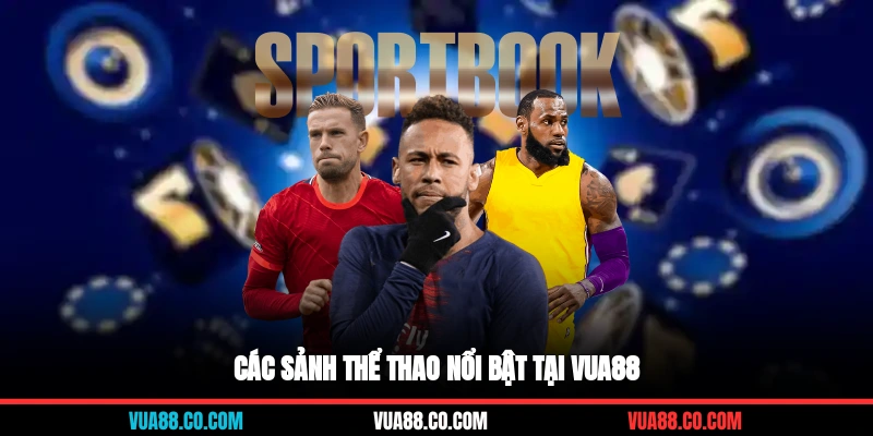 Các sảnh thể thao nổi bật tại VUA88