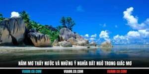 nằm mơ thấy nước